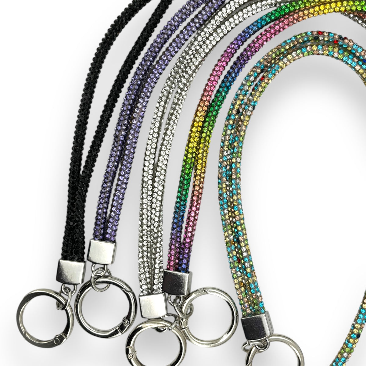 Crossbody Phone Lanyard – Diamanté Phone Necklace Strap – Denoon London