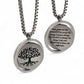 Denoon London Serenity Prayer Necklace, silver-tone – view 1