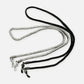 Denoon London Rhinestone Glasses Chain – silver-tone (shown with gold-tone) – view 1