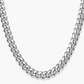 Denoon London Cuban Link Chain Necklace 7mm, 55cm, silver-tone – view 2