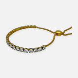 Denoon London Adjustable Tennis Bracelet, gold-tone – view 1