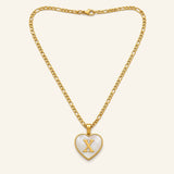 Denoon London Initial Heart Necklace, gold-tone – view 1