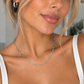 Denoon London Paperclip Chain Necklace 18 Inch, gold-tone – view 1