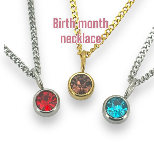 Denoon London Birthstone Necklace, gold-tone – view 1