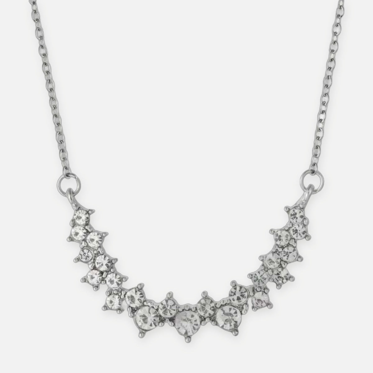 Crystal Necklace – Stainless Steel Chain – Denoon London